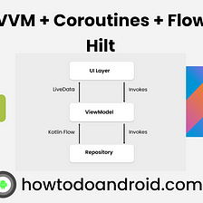 Creating android app using MVVM + Coroutines + Flow + Hilt