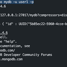 使用 Docker Compose 啟動 MongoDB