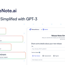 Introducing Releasenote.ai — effortlessly craft engaging release notes with GPT-3.