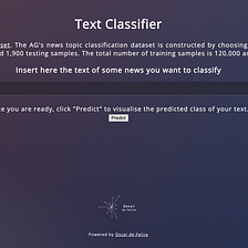 The Full(Stack) Story of a Text Classifier