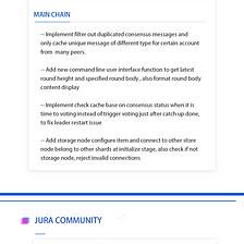 Jura Progress Report |[September 2020]