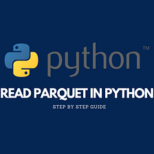 How To Read Parquet Files In Python Without a Distributed Cluster