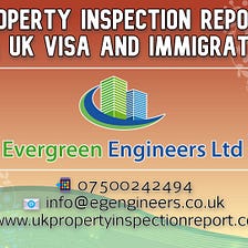 Property Inspection Report London for UK visa and Immigration