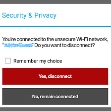 Verizon’s WiFi “security”