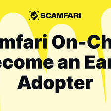 Scamfari. Now on-chain. The new phase of development