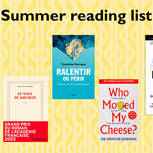 Our team’s book recommendations for Summer break