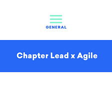 Chapter Lead’s role in Agile Culture