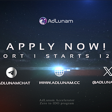 AdLunam Accelerator: Launching you from Zero to IDO