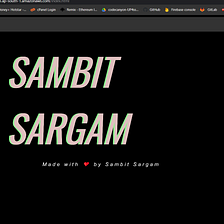 Sambit Sargam