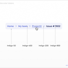 Breadcrumbs UI design inspiration