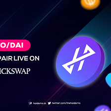 DAMO is LIVE on QuickSwap