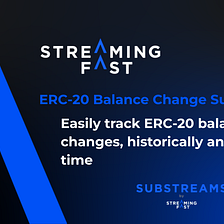 ERC-20 Balance Changes Substreams