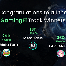 Metathon — GameFi Track Winners