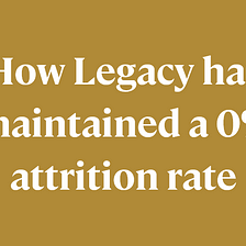 How (and Why) Legacy is Reinventing Workplace Benefits