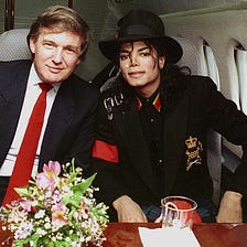 A amizade entre Michael Jackson e Donald Trump