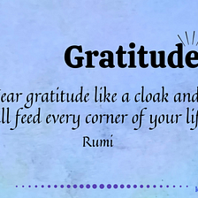 Gratitude Always Wins