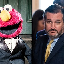 Patriot Ted Cruz Puts Socialist Puppet Elmo in His Place