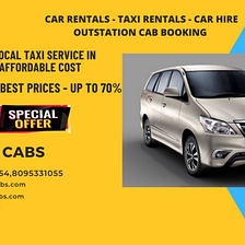Best Innova Local Taxi Service In Bangalore An Affordable Cost