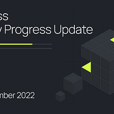 Blockless Progress Update — November 2022