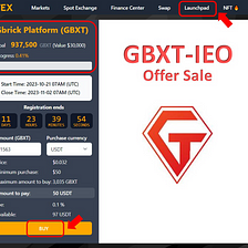 Get ready with the Special IEO Offer Sale of Gbrick GBXT, launching on JERITEX Launchpad!