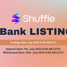 Listing Announcement: Shuffle x LBank