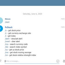 Stock Tracking Telegram Bot