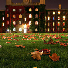 Autumn Night, Cambridge University, Cambridge England
