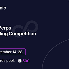 Tonic Perpetuals Trading Competition (Testnet) — Win 500 NEAR in Prizes