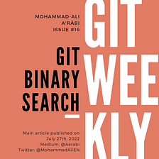 Git Binary Search