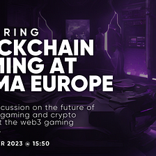 Blockchain Gaming as a Gateway to Blockchain, Crypto, and NFT Adoption at Sigma Europe