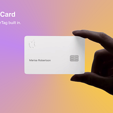 Feature Request: AirTagged Apple Cards