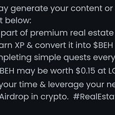 Airdrop Potential 2023
