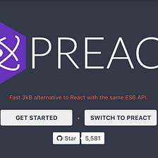 Using Preact Instead Of React