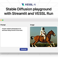 Build a Stable Diffusion playground app with VESSL Run and Streamlit