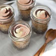 Neapolitan Cakes In A Jar24 8-Ounce Canning Jarschocolate Cake Batterstrawberry Cake Batter (I…