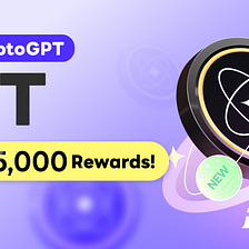 🥳 $5,000 Additional Rewards when Trading #CryptoGPT!!🤑 $GPT is already #available on #DigiFinex