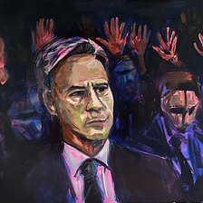 New Painting — “Blood On Our Hands”