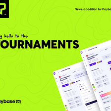 Run tournaments with Playbase.GG!