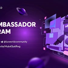 Join Our Ambassador Program and Help Support Our Community!