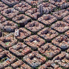 Why does Barcelona have a perfect pattern in its street design?