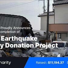 Gate Charity Announces Successful Fundraising and Donating From Japan Earthquake Recovery Support…