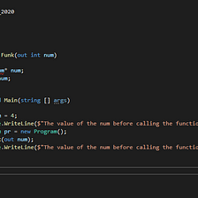 What is the difference between “out” and “ref” in C#?