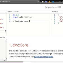 DataWeave 2.x Playground coming to a container near you