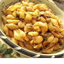 Cuisine — Zucchini and Shells