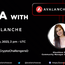 Avalanche x Crypto Challengers AMA Recap