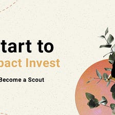 Start to Impact Invest — Part 4 — Become a scout
