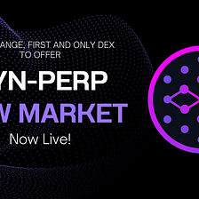 01 Exchange, first DEX to list SYN-PERP, up to 20x Leverage!