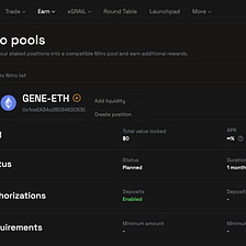 New long-lasting LP pools with no lock requirement have been launched on Camelot on Arbitrum