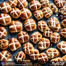 Easter Eggs and Hot-cross buns