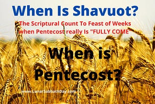 How Many Counts Are In Deuteronomy 16:9 Concerning Pentecost